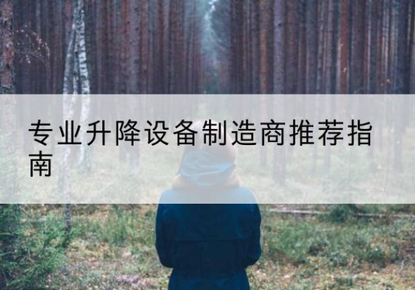 岚山电动剪叉升降平台厂家-专业升降设备制造商推荐指南
